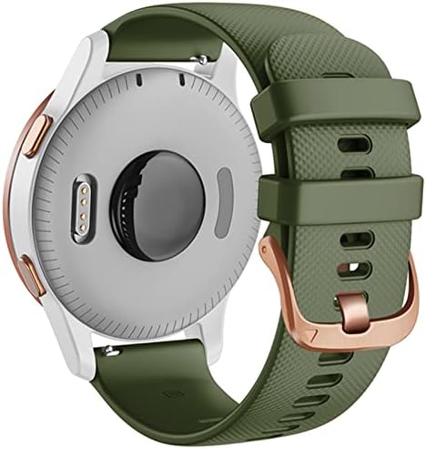 FACDEM Sport Soft Silicone Замена Часовник За Garmin Vivoactive 4S/Venu/Ferrunner 245 645 За Garmin Vivomove HR Vivomove 3 3S