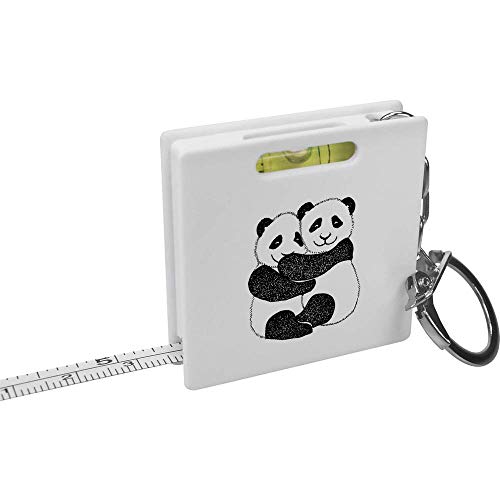 Алатка за мерка на лента за панда за клучеви/алатка за ниво на дух
