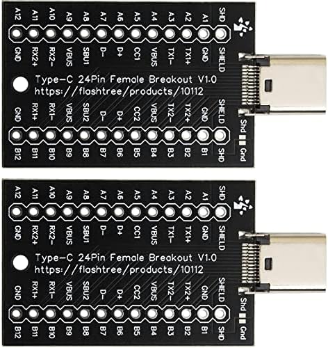 УСБ -тип Ц Збег на табла Femaleенски 24pin целосни иглички за замена на интерфејсот USB C