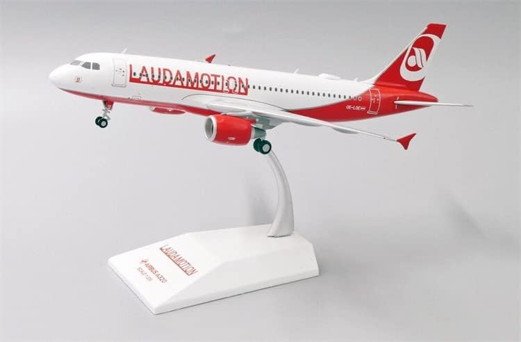 JCWings Lauda Motion Airbus A320 OE-Loe со Stand Limited Edition 1/200 Diecast Aircraft Pre-изграден модел