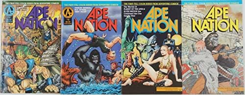 1991 Мајмун Нација-Прашања 1 - 4-Сет на 4 Стрип - Авантура Стрипови