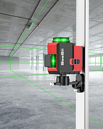 3Д ласерско ниво само израмнување 3x360 ° зелено ласерско ниво со дисплеј на батерија режим на пулсот wallид и далечински управувач