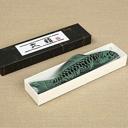 Мегрез кинеска калиграфија хартија тежина леано железо хартиена категорија за четка за четка за четка за четка за калиграфија алатка
