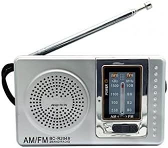 Венлиј преносен радио џеб со големина на телескопска антена батерија напојува мини мултифункционално am fm за старешина