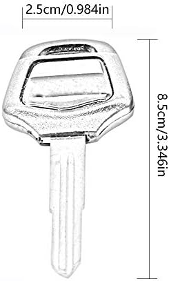 Моторцикл CoolSheep Unvut Blade Key Blank Intition for Goldwing 1800 GL1800 2001-2015 клучеви без чип црно