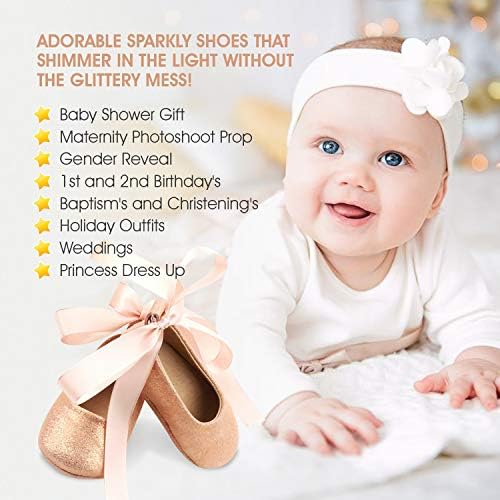 Бебе и дете Балерина Спарли чевли за девојчиња | Сјајни чевли во
