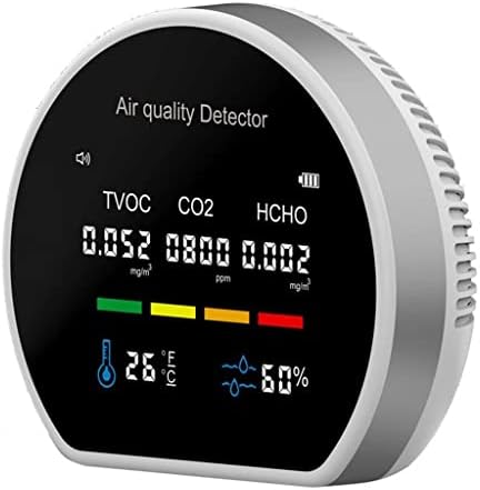 Термометар CO2 монитор Монитор за квалитет на воздухот монитор за преносен преносен јаглерод диоксид детектор на воздухот за квалитет на воздухот