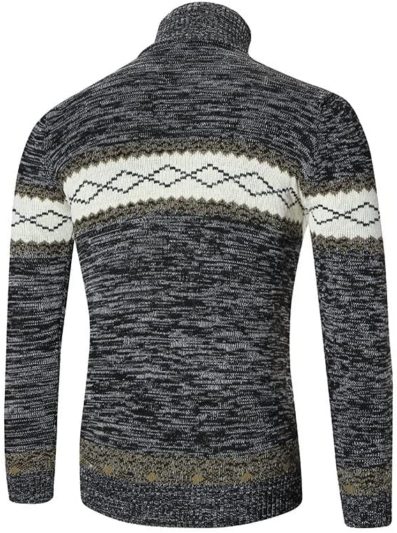 Машки џемпер плус големина теринг со долг ракав тенок пулвер џемпер -џемпер врвен џемпер плус џемпер со големина