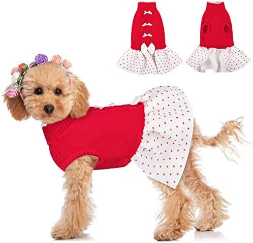 Облека за божиќни џемпери од кучиња Мигохи, мало куче Зимски џемпери кученце палта со поводник, кучиња пулвер, пукало за вineубените,