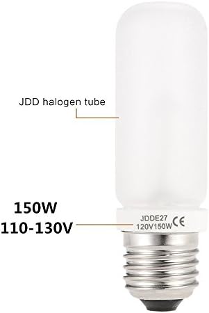 VSTAR JDD Тип 150w 110 - 130V E26/E27 Матирана Халогена Сијалица, Замена Моделирање Сијалица За Фото Студио Строб Осветлување