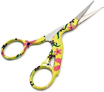 Laja увезува 4,5 '' ножици за шиење, ножици за везење на штркови остри за занаетчиство, уметничко дело, навојување, игли, не'рѓосувачки