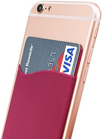 Pagger 3PC пакет силиконски телефонски држач за кредитна картичка за торбички за торбички