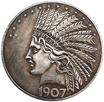 1907 Индиска Комеморативна Монета Сребрена Колекционерска Монета Домашна Декорација Монета Ретро Занаетчиски Подарок 1 ПАРЧИЊА