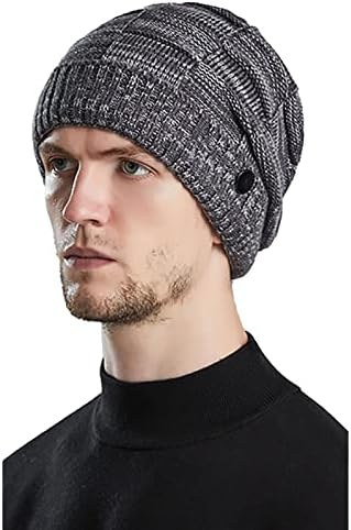 Зимски гравчиња капи за жени мажи слабини за скијање велосипедизам плетено капаче за бејзбол капачиња плетени капачиња термички меки капи.