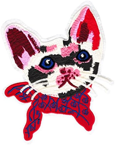 XXL Екстра голема убава мачка мачка мачка лепенка 22 см - значка - закрпи - girly - јакна - худи - девојки - Апликација - стил - мода