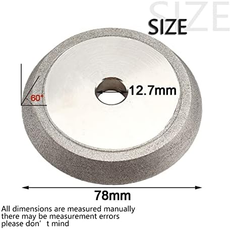 Мелење диск 2 парчиња 78мм дијамантски мелење на тркалото за мелење на тркалото за острина на дискови, мелница за алатка за сечење на метални метални метални метални