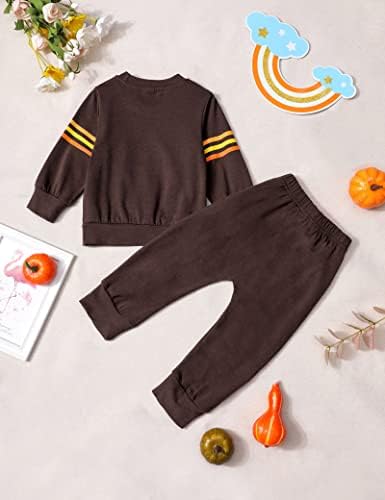 Wiqi Денот на благодарноста бебе момче облека за деца Детела за благодарници Облеки Турција Печати панталони 18м-5Т за одмор 2 парчиња