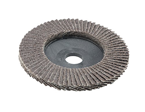 TOVOT 10 парчиња алуминиум оксид флап диск за мелење на тркала за мелење на мелници 4 инчи 80 решетки