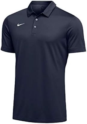 Nike Mens Dri-Fit кратки ракави Поло кошула небо сина