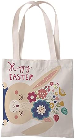 Dbylxmn секој ден да биде како деца велигденска торба за зајаче што се користи торба за торба подарок може да испрати контејнери за
