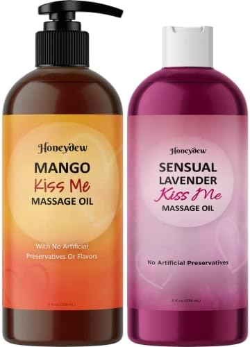 Слатки и сензуални масла за масажа за парови - манго и лаванда романтични масла за масажа на телото со слатко бадемово масло за лесни лесни