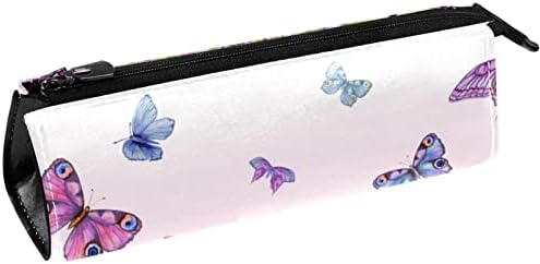 Торба За Шминка, Козметичка Кеса, Водоотпорна Торба За Шминка Организатор, Виолетова Цветна Пеперутка Цветна