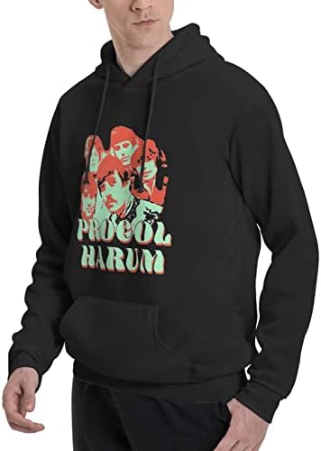 Julemy Procol Harum Hoodie Man's Casual Sweatshirt Pullover Hoody со џебови