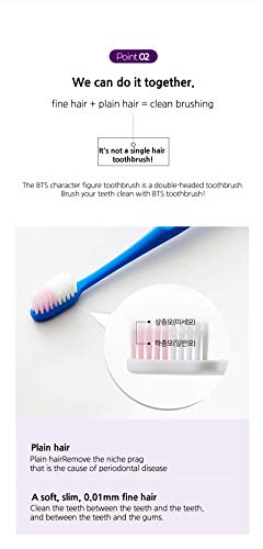 [Официјална стока на БТС] Подарок за навивачи - К -поп идоли стока - БТС карактер фигура за заби со удобен магнетски држач