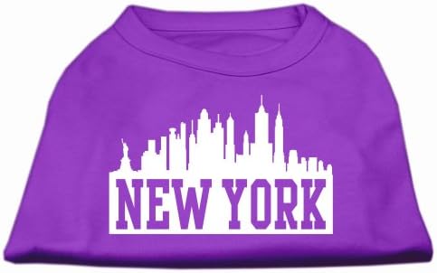 Yorkујорк Скај -екранот за печатење кошула Виолетова XL