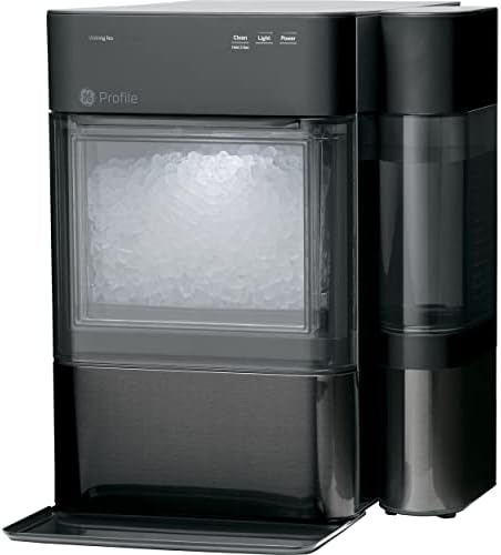 GE профил OPAL 2.0 | Производител на мраз на Countertop Nugget со страничен резервоар | Ледена машина со WiFi конекција | Паметна домашна