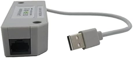 Премиум сива USB Интернет -адаптер за мрежни мрежни мрежни мрежи погоден за Nintendo Wii Vicue