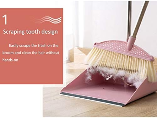 Алатки за чистење на домаќинствата Razzum Solid Broom, кујна спална соба 3-слој мека влакна четка за чистење на главата, чешла за дизајн на