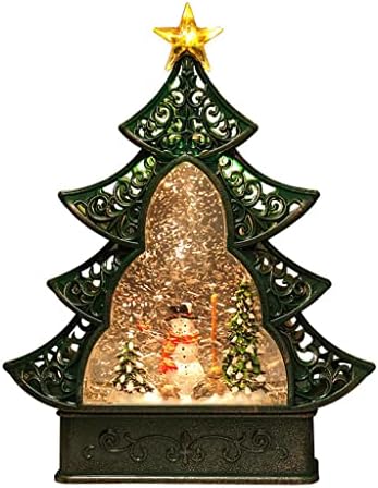 Seasd Божиќна снегулка Кристална топка Музичка кутија Роденденски подарок за девојки Музичка кутија сон креативно дрво бура фенер декорација