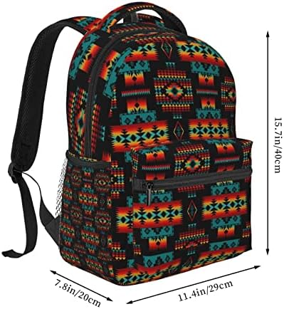 Лвгуки Индиски Индијански Ранец Торби За Книги Лаптоп Ранци Кампување Патување На Отворено Торба За Рамо За Мажи Жени