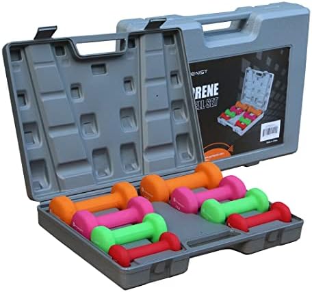 Гименистички Комплет Гира Со Тврда Пластична Кутија Вклучува 3 Пара И Тврда Кутија За Складирање Носење Патување