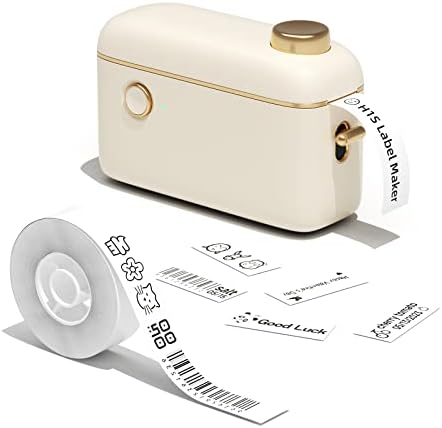 H1S Етикета Творецот Машина Со Лента-Пренослив Bluetooth Етикета Печатач, Мини Печатач Печати Континуирано &засилувач; Јаз Етикета, Налепница