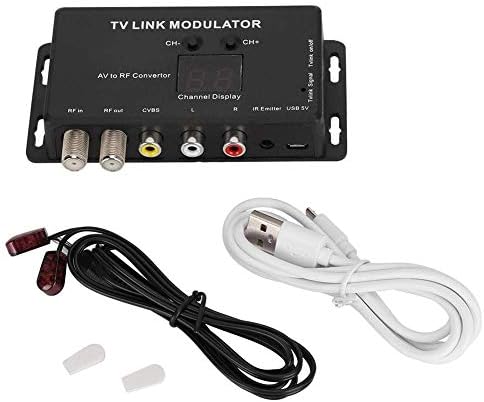 Професионален TM70 UHF модулатор ТВ линк модулатор AV HF конвертор IR Extender адаптер со USB кабелски сигнал кој прима кабел за