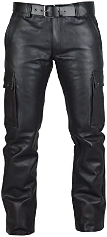 Долг ретро готски тенок машки панталони панталони зимски есенски панк -обични машки панталони пена