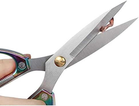 Ножици Од Нерѓосувачки Челик Ножици За Шиење Ножици Боја Титаниум Позлатен Нерѓосувачки Челик Професионални Ножици Силна Риба Шема