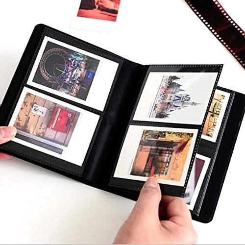 OATM0EBCL мини албум со фотографии со слики, 64 џебови ве сакаат буквата насловна фото албум, држач за слика за Polaroid Fujifilm