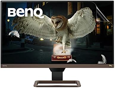 Целосна живописна невидлива сјајна HD заштитник на екранот, компатибилен со Benq Monitor 27 EW2780U [Пакет од 2]