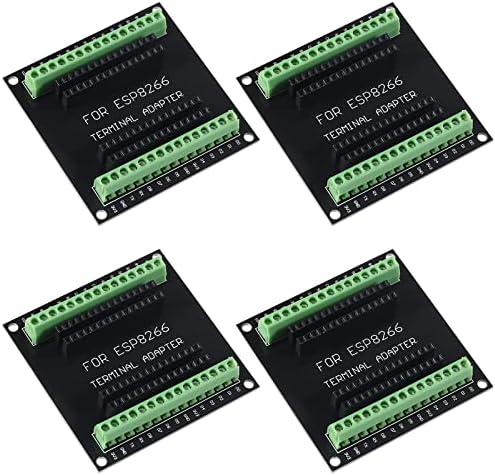 Diitao 4PCS ESP8266 Breakout Board GPIO 1 на 2 за ESP8266 ESP-12E Одбор за развој на NODEMCU