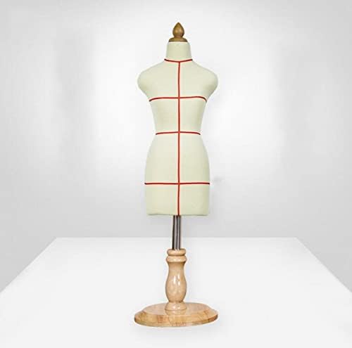 Welliestr 1 сет женски фустан форма манекен (не висина на телото со целосна големина 15,8 инчи за шиење, женски скромен облекувач