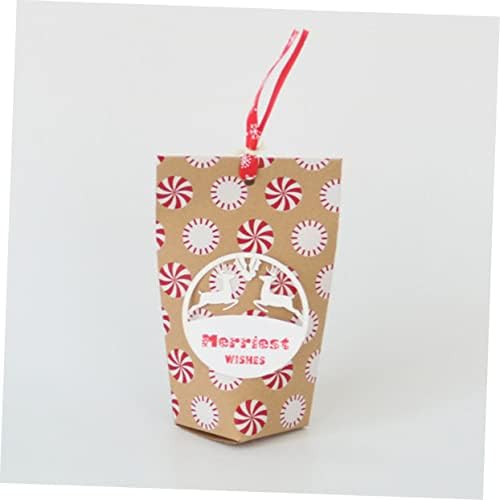 ABOOFAN 12 парчиња кутии Третира Подарок Празник Креативно Чоколадо Корист Божиќ DIY Бонбони Фаворизира Шема Торта Случајни Добрите Празнична