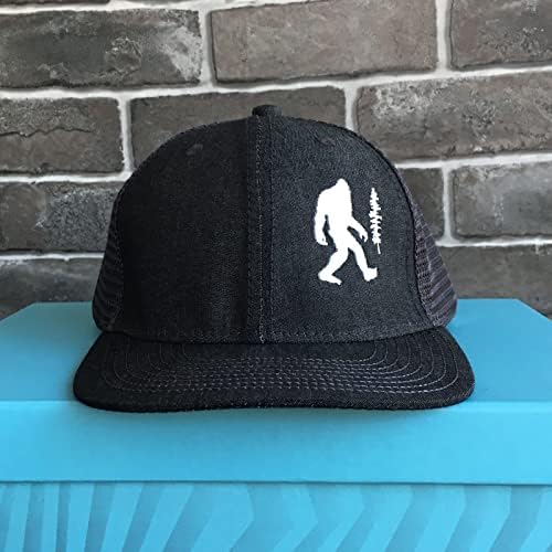 Bukesiyi Sasquatch Hat Bigfoot извезена капа за камиони прилагодлива капа за бејзбол за мажи жени