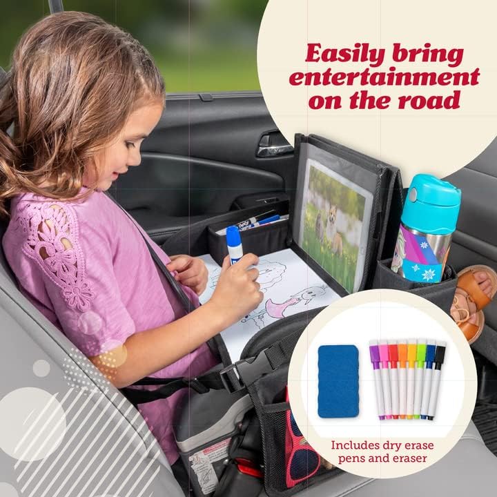 Детска лента за деца Лусо и Организатор на седишта за автомобили за предно или задно седиште, седиште за автомобили за деца, послужавник