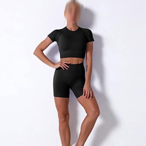 Czdyuf јога постави непречено спортска облека за спортска облека облека облека женска трага за високи половини за нозе, спортски