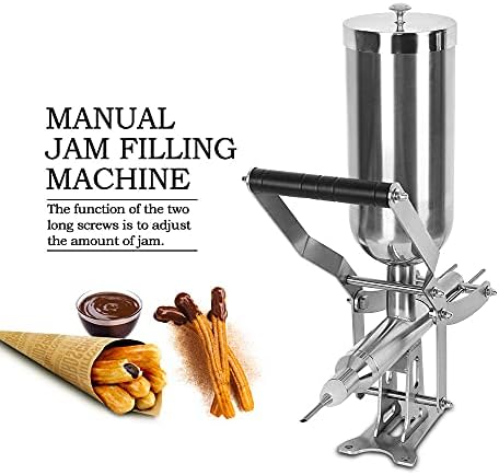 4,5L Рачна машина за полнење џем, вертикална пополнување на крофни, комерцијални паста чири креми за пекари, CE/FCC