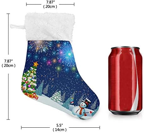 Алаза Божиќни чорапи новогодишна елка АМД Снежен човек Класик Персонализирани мали декорации за порибување за семејни сезонски
