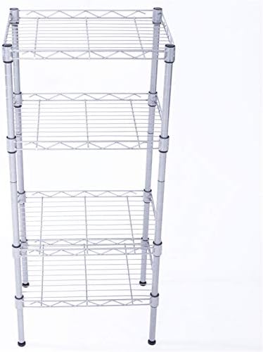 Xuany 3-ниво кујна решетката за пекари, решетката за складирање на кујна од јаглероден челик, полица за мрежни полици за прилагодување на висината
